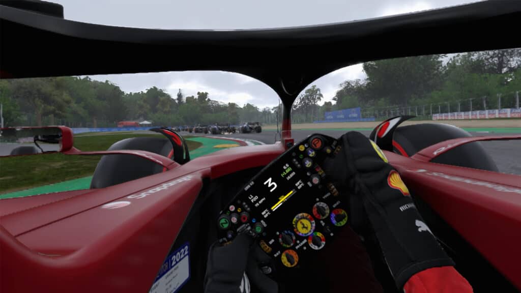 Here's how F1 22 performs in VR