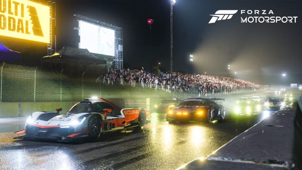 Forza Motorsport 2023 night and rain