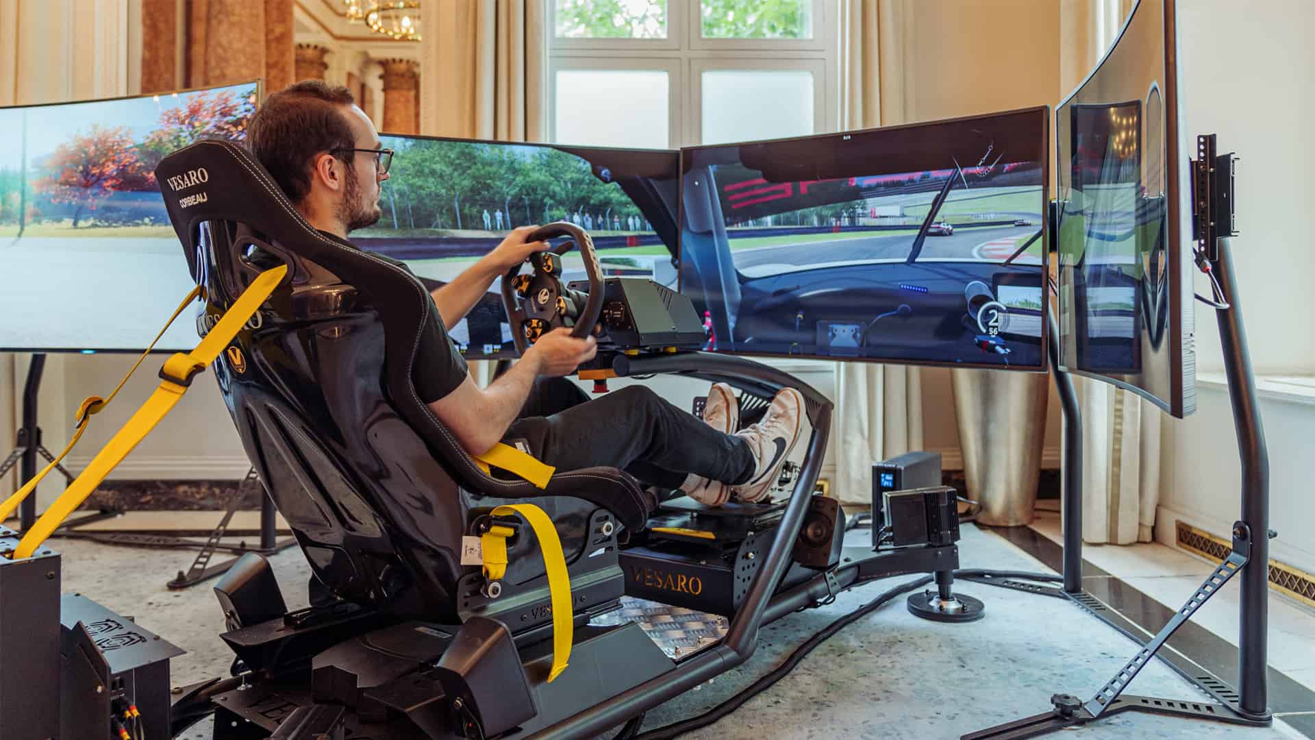 F1 sim experience centres will use D-BOX haptic-equipped Vesaro