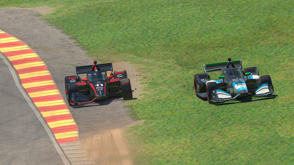 VCO ERL Summer Cup, iRacing, Road America Finals, Redline vs Apex Racing Team off track