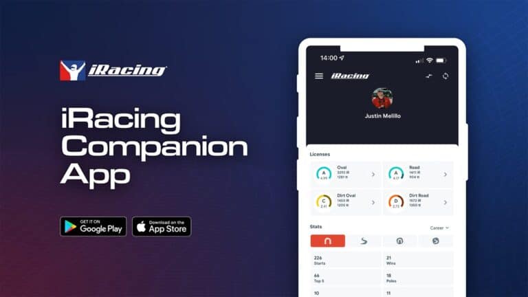 iRacing Mobile Companion App now available