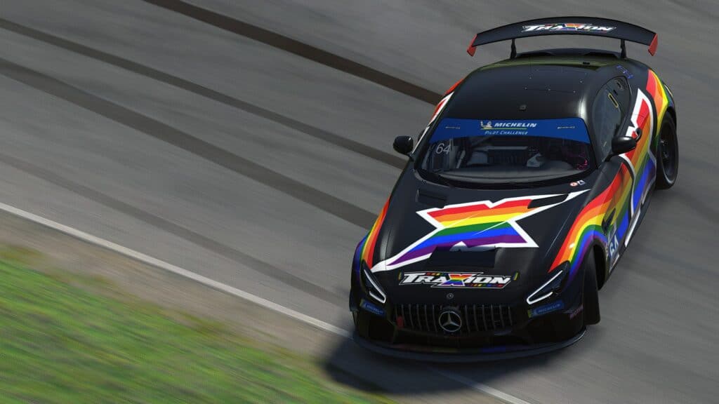 Traxion Pride Livery on Trading Paints for iRacing