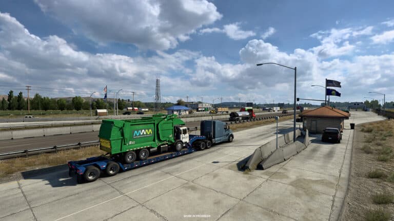 American Truck Simulator’s Montana DLC introduces new cargo types and ports of entry