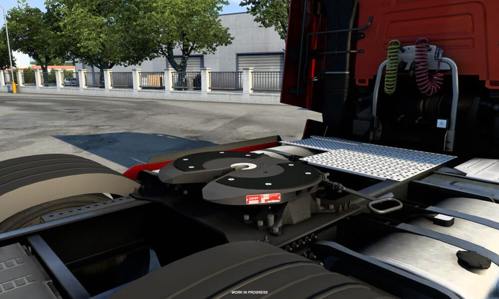 Euro Truck Simulator 2: JOST branded fifth wheels available now in v1.45 open beta 