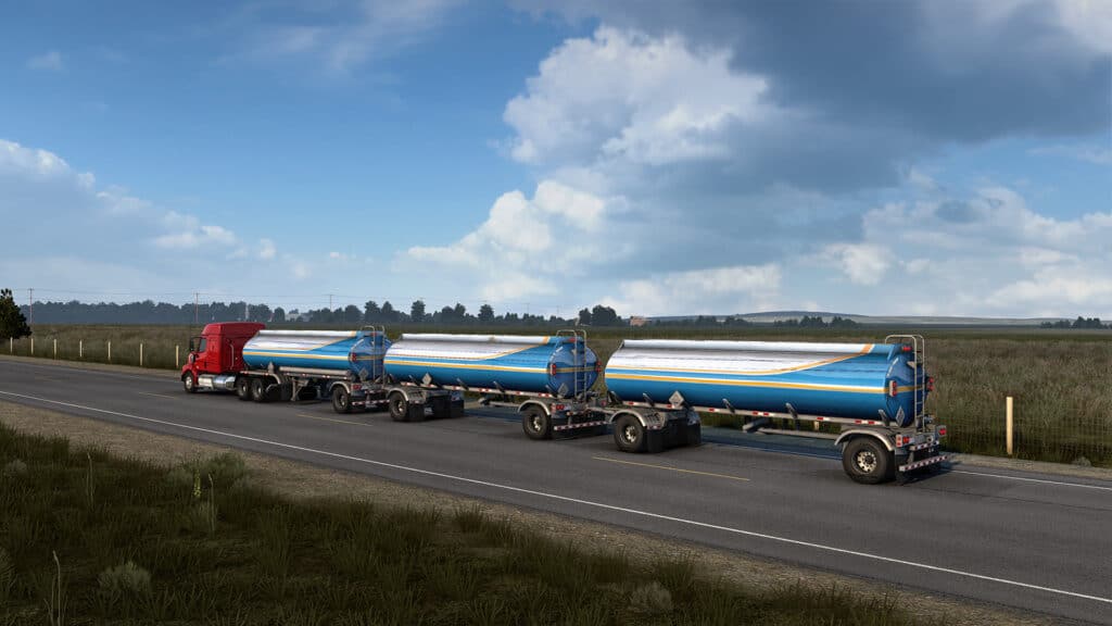 American Truck Simulator v1.45 update released: new trailer type and Wyoming DLC content