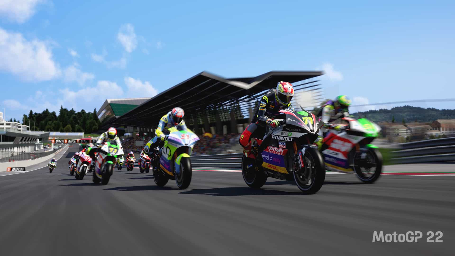 Cross-platform online multiplayer and MotoE added to MotoGP 22 game Traxion