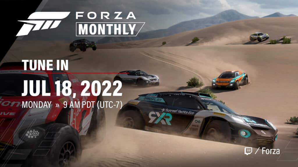 Forza Monthly, Forza Horizon 5, July 2022