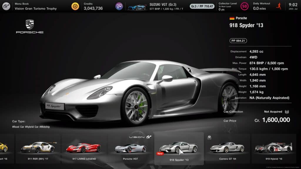 Gran Turismo 7 July Update Adds Three Free Cars, Including Porsche 918  Spyder