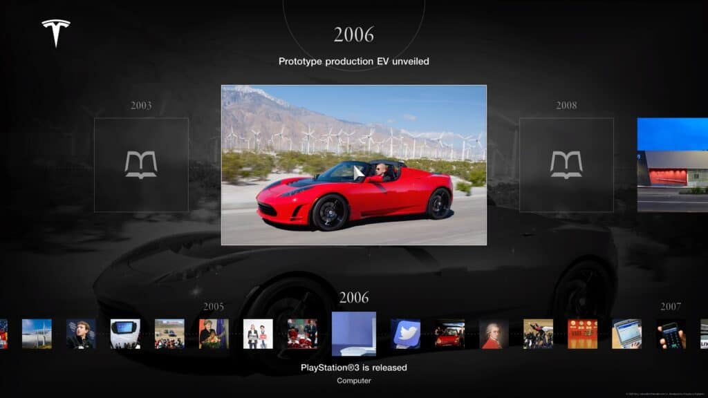 Gran Turismo 7 Tesla Museum