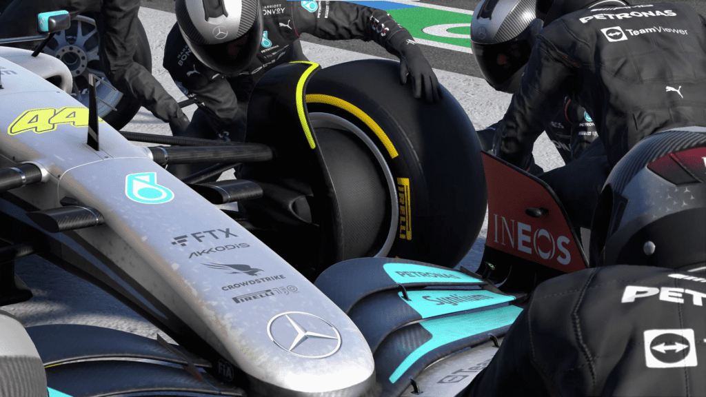 F1 22 new tyre model, tyre temperatures