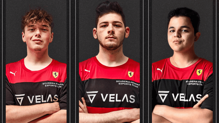 Scuderia Ferrari Velas Esports Team announce their 2022 F1 Esports Series Pro line-up, including ex-champions Brendon Leigh and David Tonizza