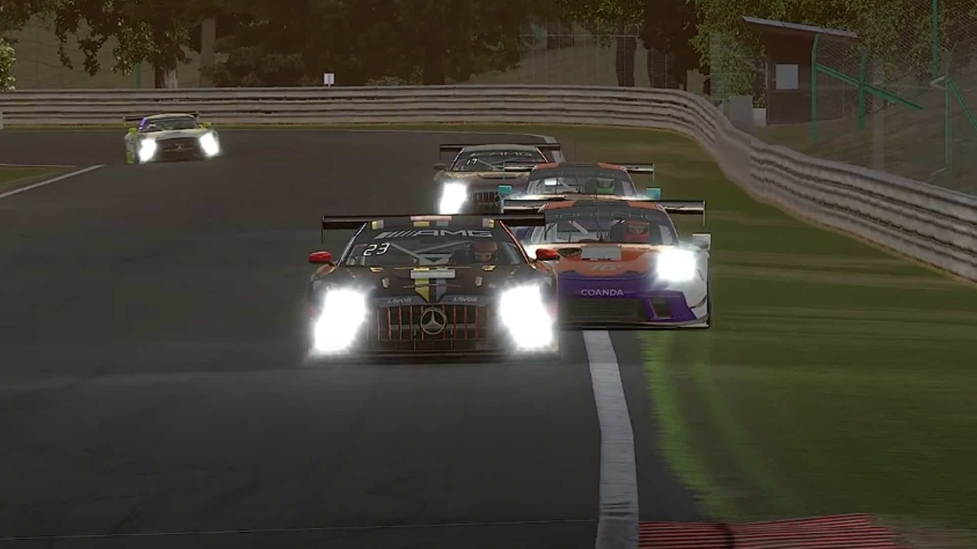 iRacing has a number of good ideas to remove grass dipping