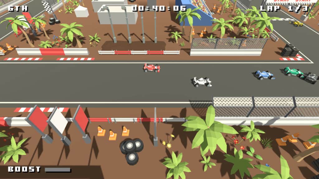 Low-poly arcade racer Formula Bit Racing DX coming to consoles this month