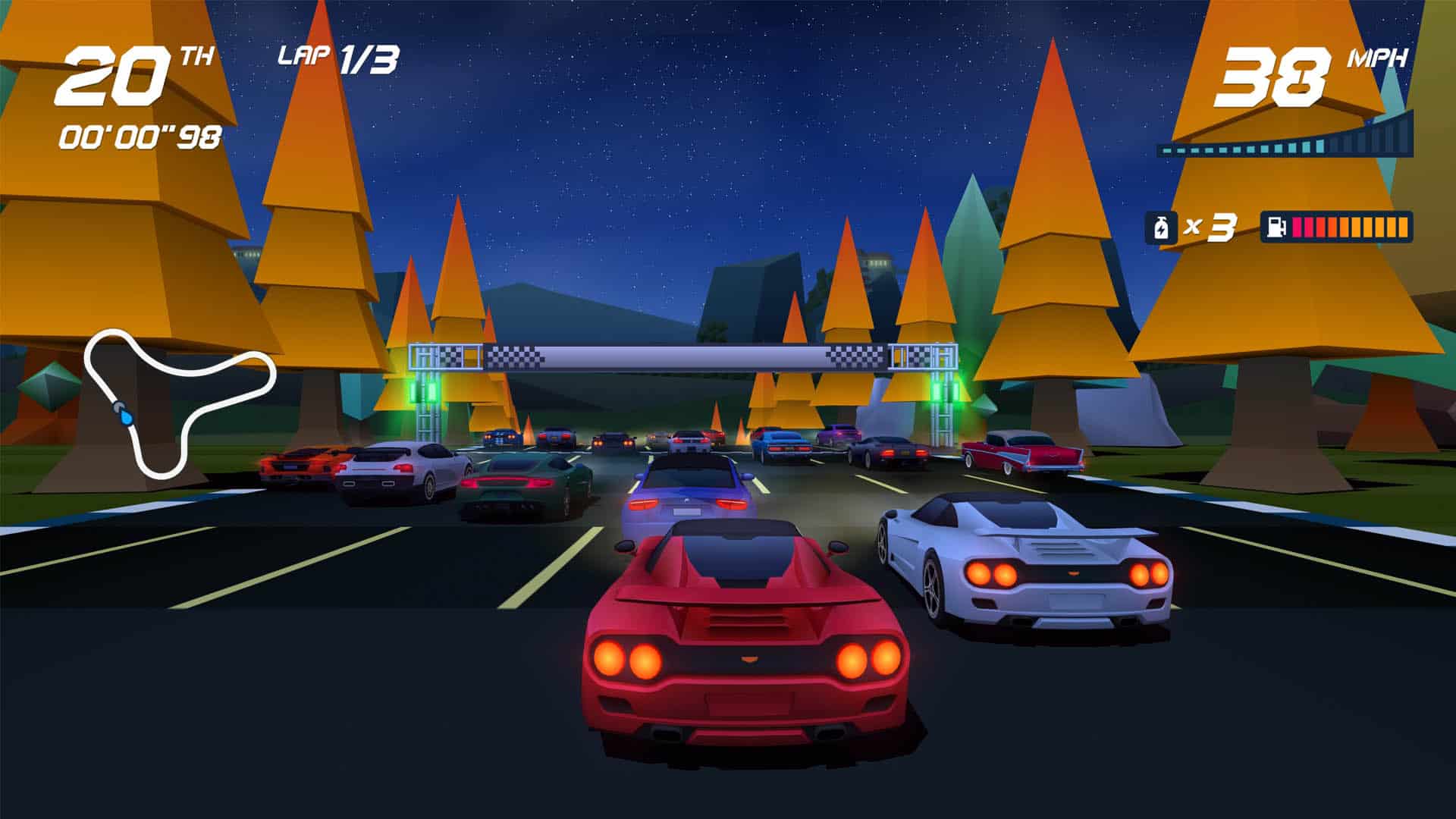 Horizon Chase 2: a corrida retro chega ao Nintendo Switch