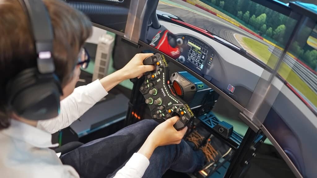Asetek SimSports showcases 27Nm sim racing wheel base and ecosystem