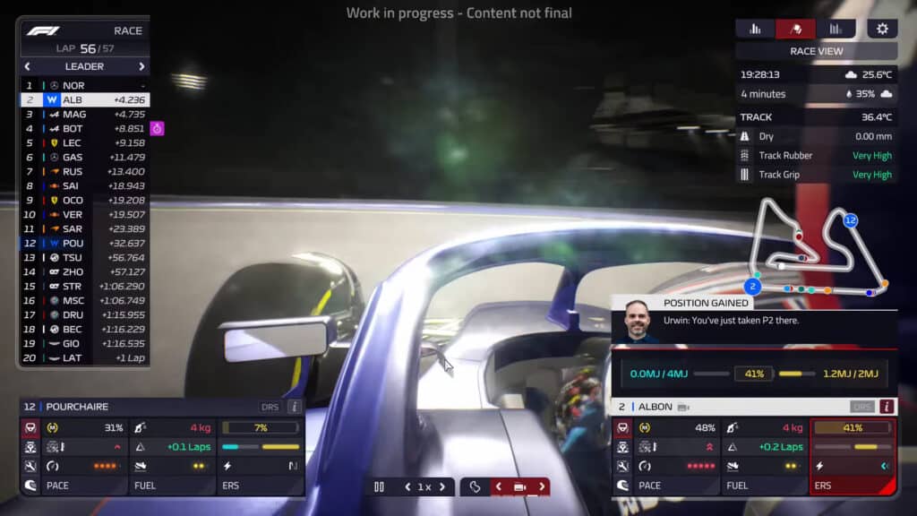 F1 Manager 2022 presents rule changes and spontaneous strategy calls