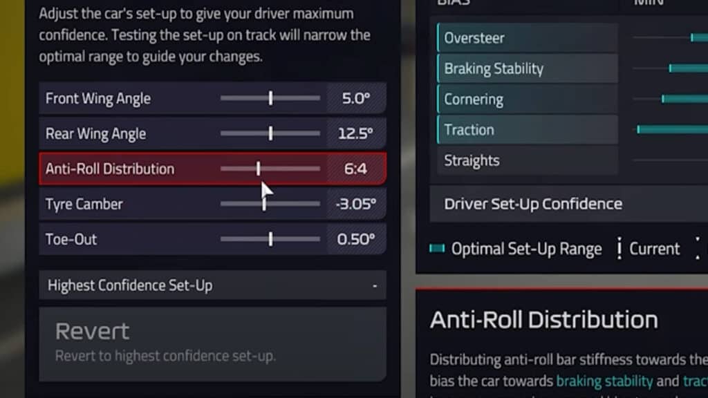F1 Manager 2022 - drive settings