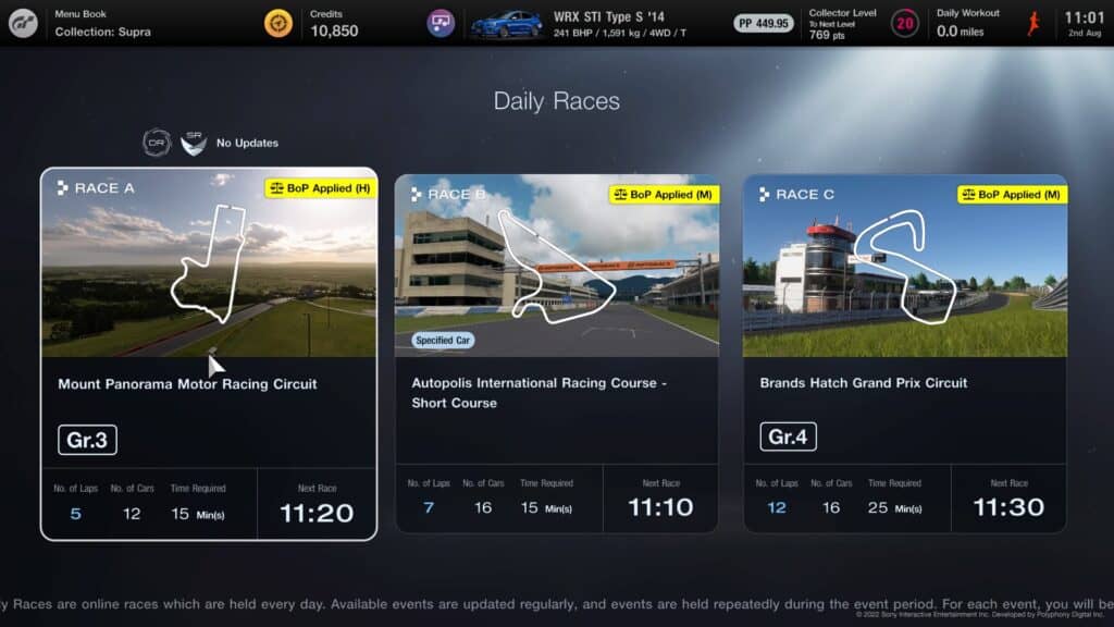Your guide to Gran Turismo 7's Daily Races, w/c 1st August: Aussie rules