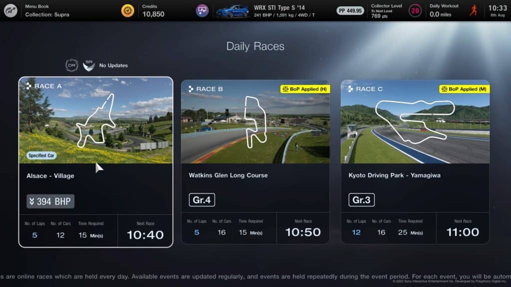 Your guide to Gran Turismo 7's Daily Races, w/c 8th August: Bimmerfest d'Alsace