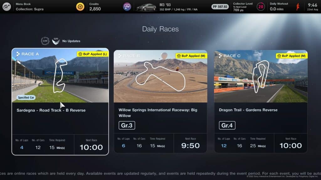 Your guide to Gran Turismo 7's Daily Races, w/c 22nd August: The Rotary Club