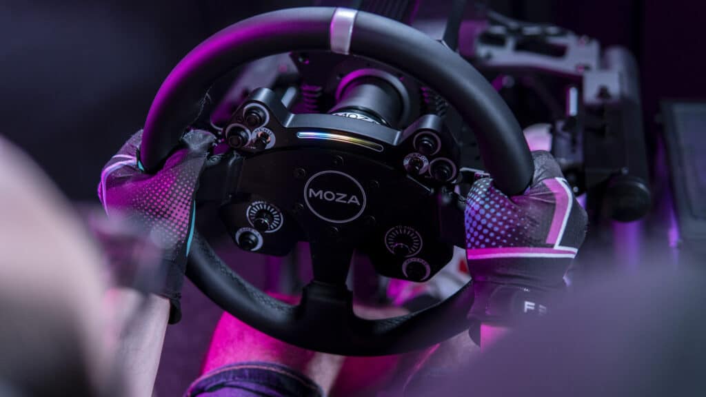 Moza CS Steering Wheel for sim racing
