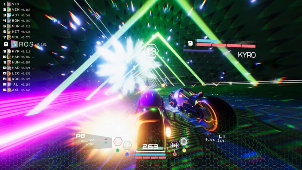Hands-on with Phaseshift, the chaotically combative indie racer