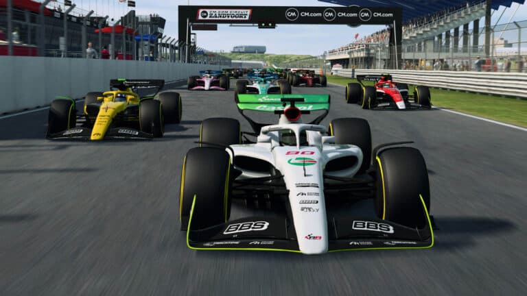 This is RaceRoom's X-22 extreme single-seater