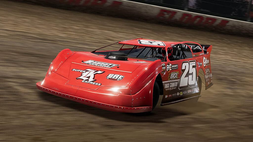 World of Outlaws Dirt Racing Late Model in-game