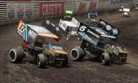 World of Outlaws Dirt Racing cover stars and in-game images revealed
