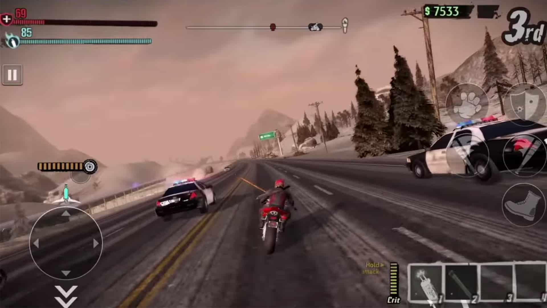 Motorcycle combat racer Road Redemption now available for pre-order on mobile