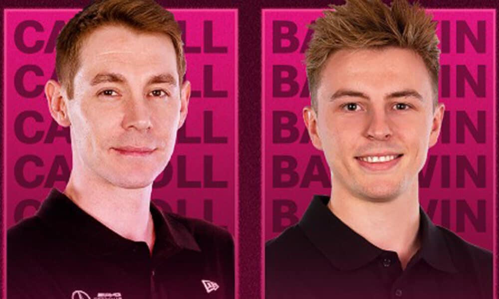 Baldwin and Carrol make shock switch to Mercedes Esports