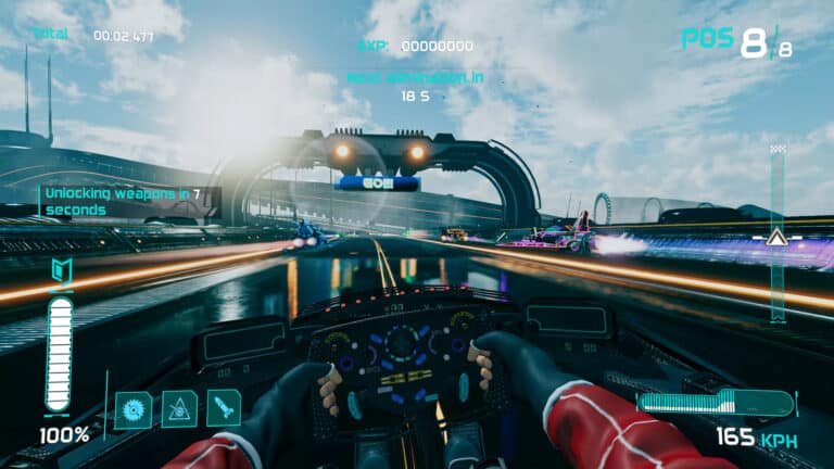 VR-enabled anti-grav racer Flashout 3 out now on PC and Steam Deck