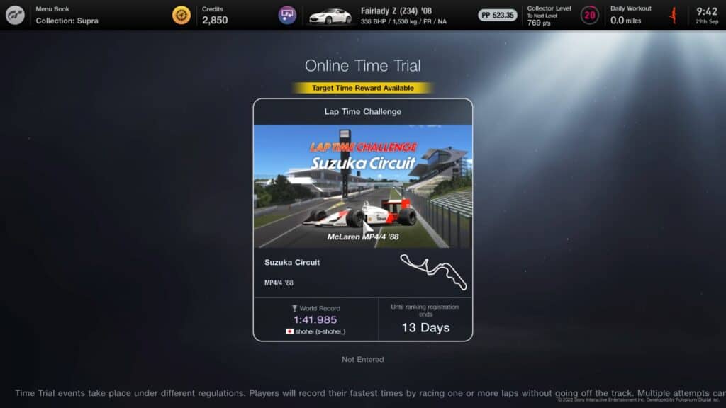 Your Guide to Gran Turismo 7 Daily Races on September 26th: And the Beat Goes On...