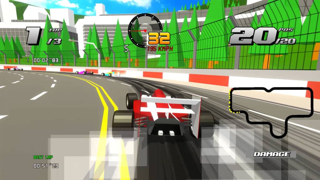 Formula Retro Racing World Tour single-seater gameplay