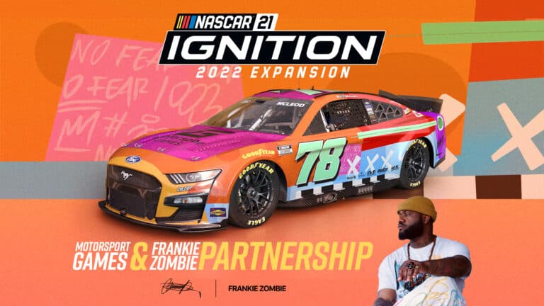 Frankie Zombie livery included in upcoming NASCAR 21: Ignition DLC