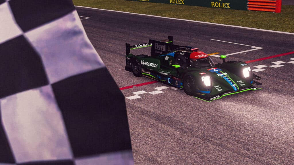Le Mans Virtual Series Bahrain - Floyd Vanwall-Burst and Red Bull Racing victorious