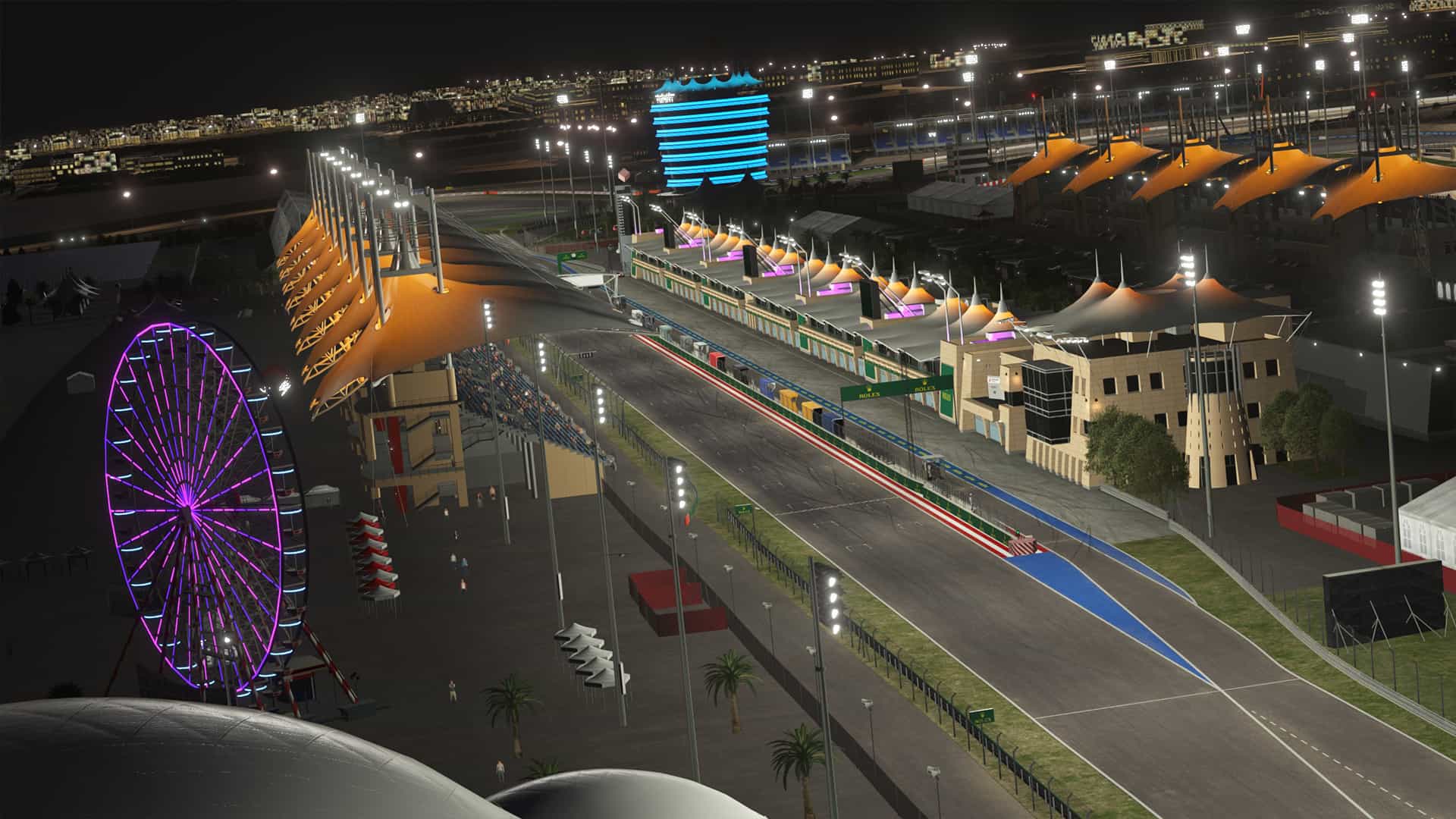 First look at Bahrain International Circuit in rFactor 2 