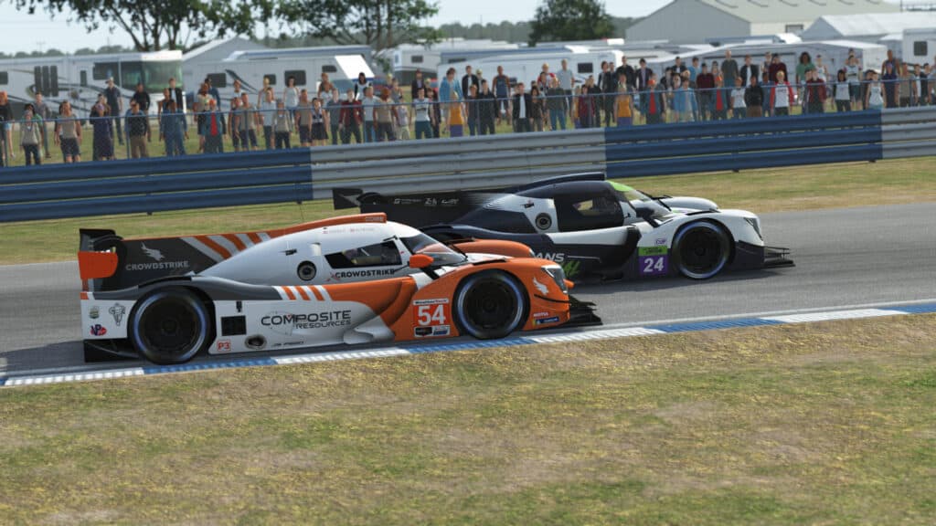 Le Mans Virtual Cup Sebring battling LMP3