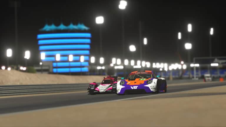 Porsche vs LMP2 at Bahrain Le Mans Virtual Series