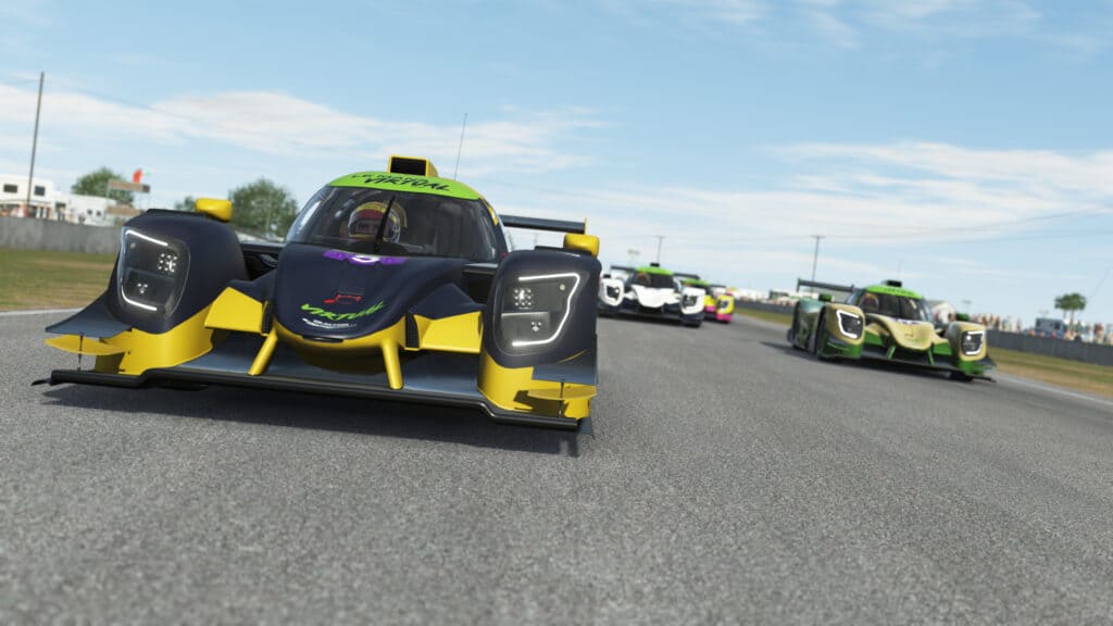 Le Mans Virtual Cup Sebring up close LMP3
