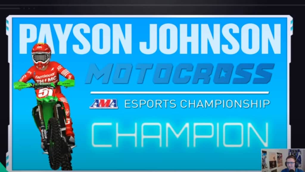 Payson Johnson, Motocross Esports Championship 450 class 2022