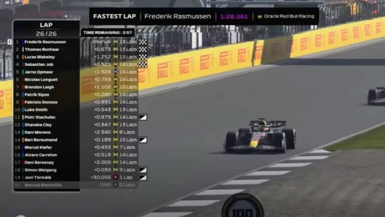 Rasmussen dominates at Silverstone to take 11th F1 Esports Series Pro victory
