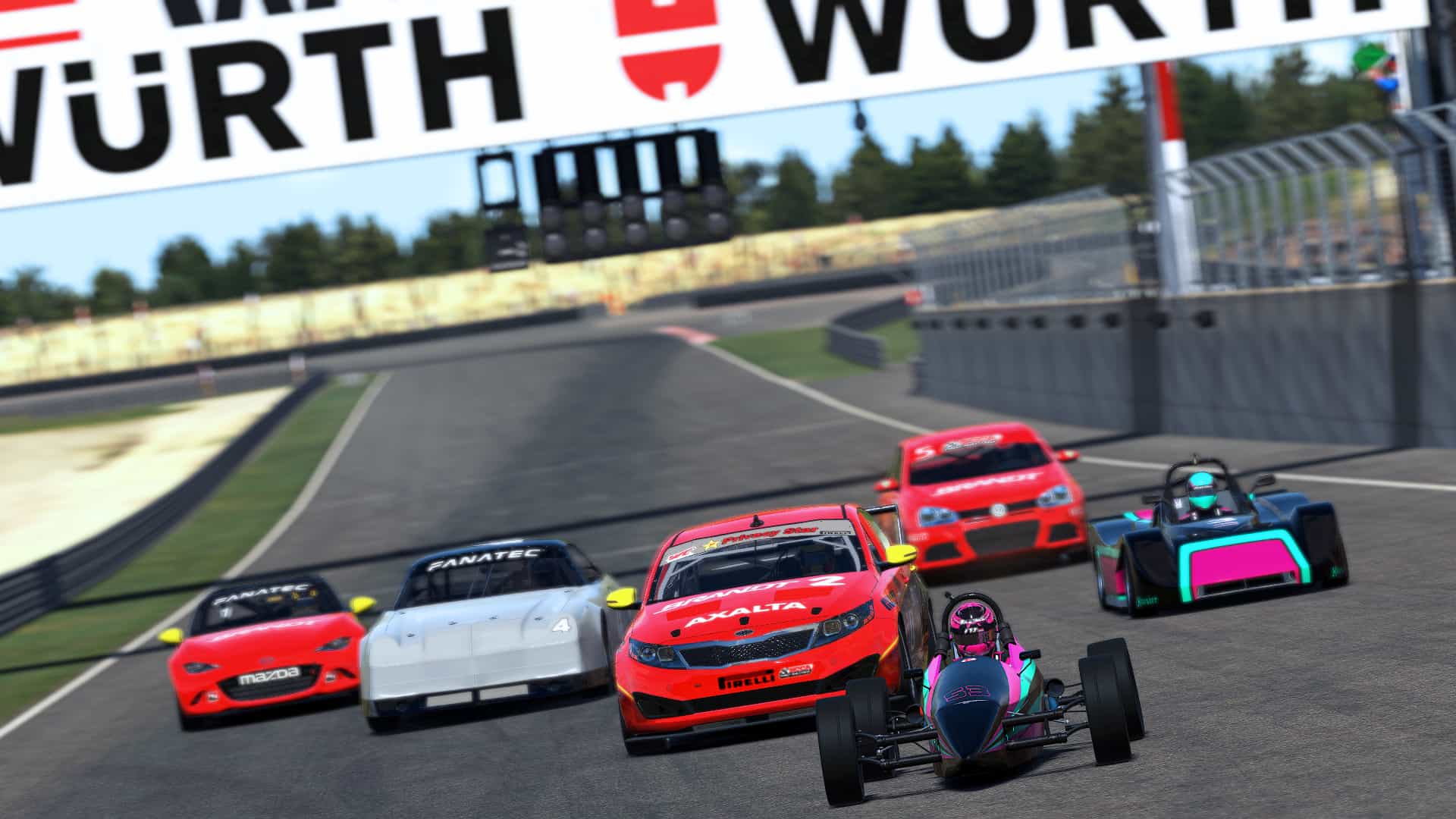 All the included content with a base subscription to iRacing