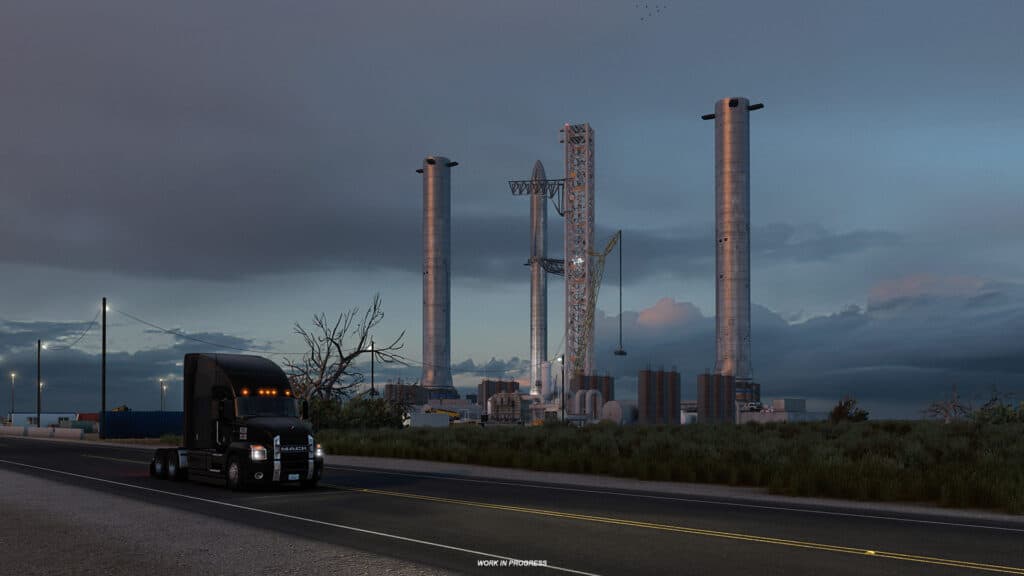 American Truck Simulator Texas DLC: Preview of Route 66 and the Space Industry released 