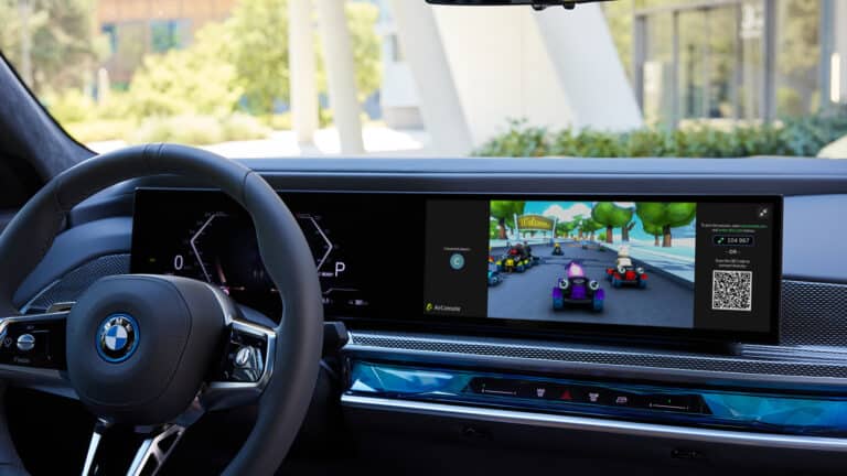 Play racing games in your BMW from 2023 