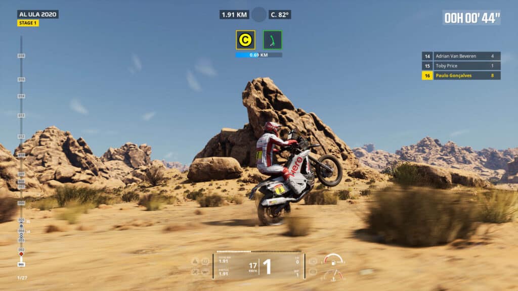 Dakar Desert Rally motorcycle