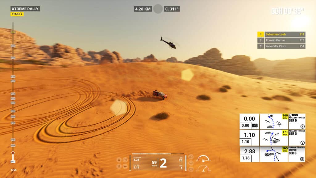 Dakar Desert Rally sandy gameplay, Prodrive Hunter