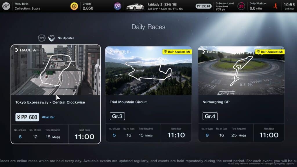 Your guide to Gran Turismo 7's Daily Races, w/c 24th October: a shot of Expresso