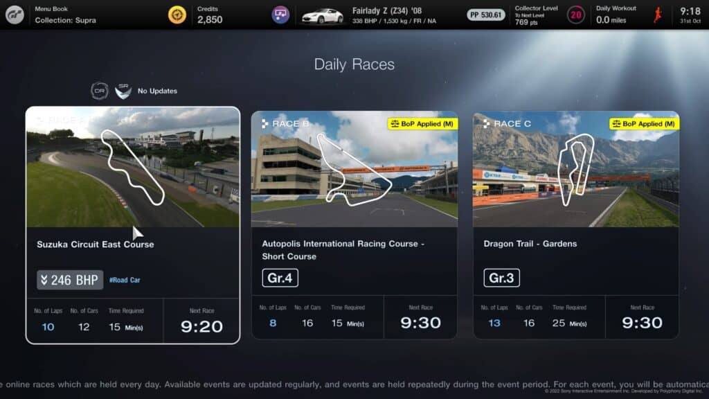 Your guide to Gran Turismo 7's Daily Races, w/c 31st October: Viper attack