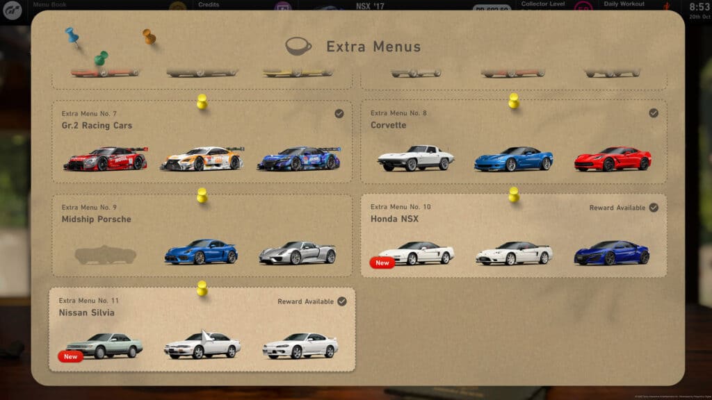 Gran Turismo 7 Free Cars, Menu Book Rewards & More